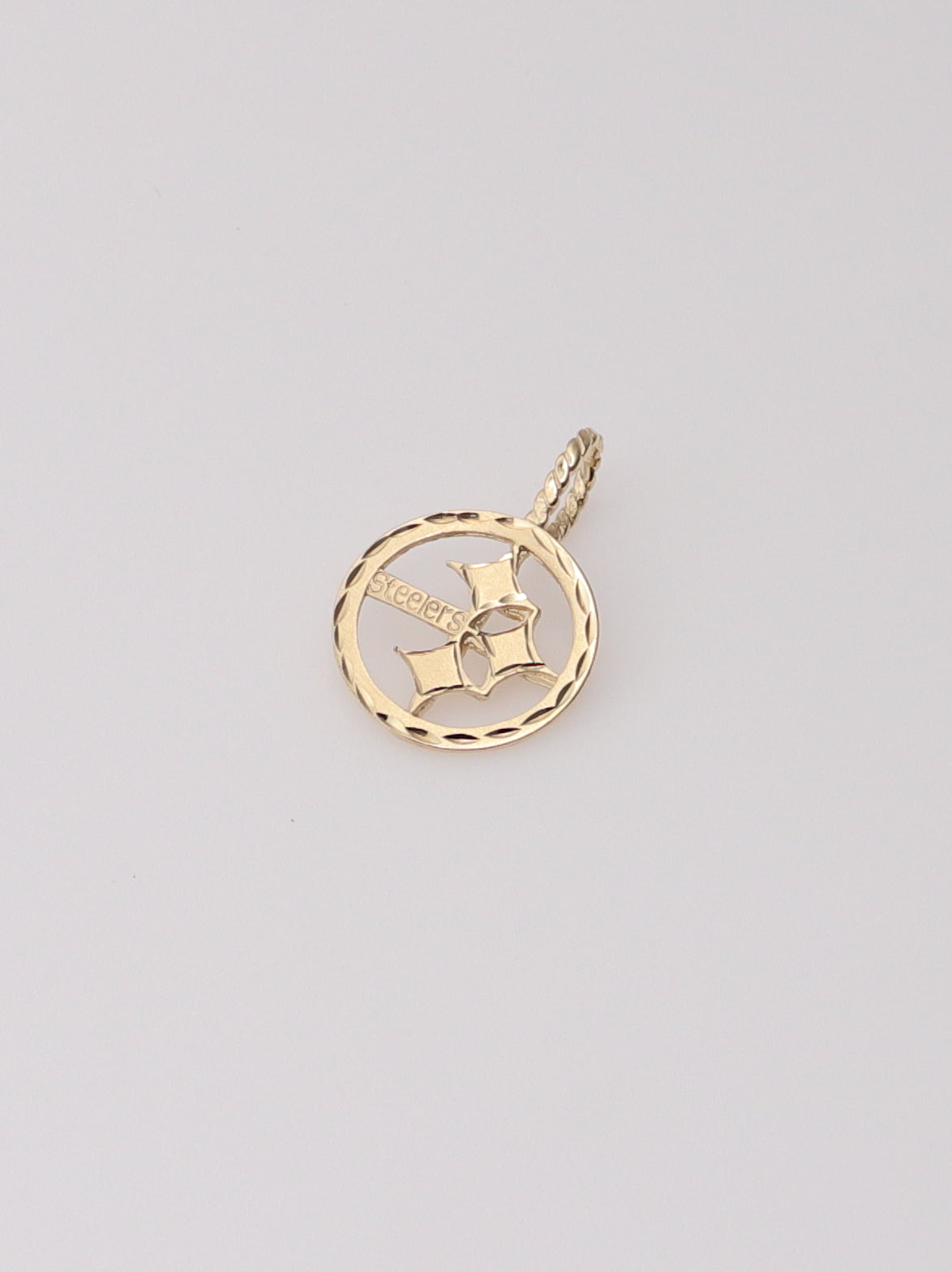 14K Yellow Gold Steelers Pendant