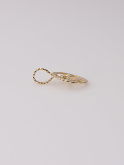 14K Yellow Gold Steelers Pendant