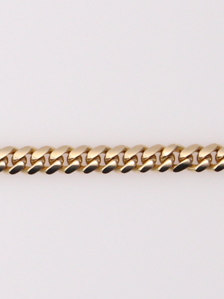 14K Yellow Gold Curb Necklace