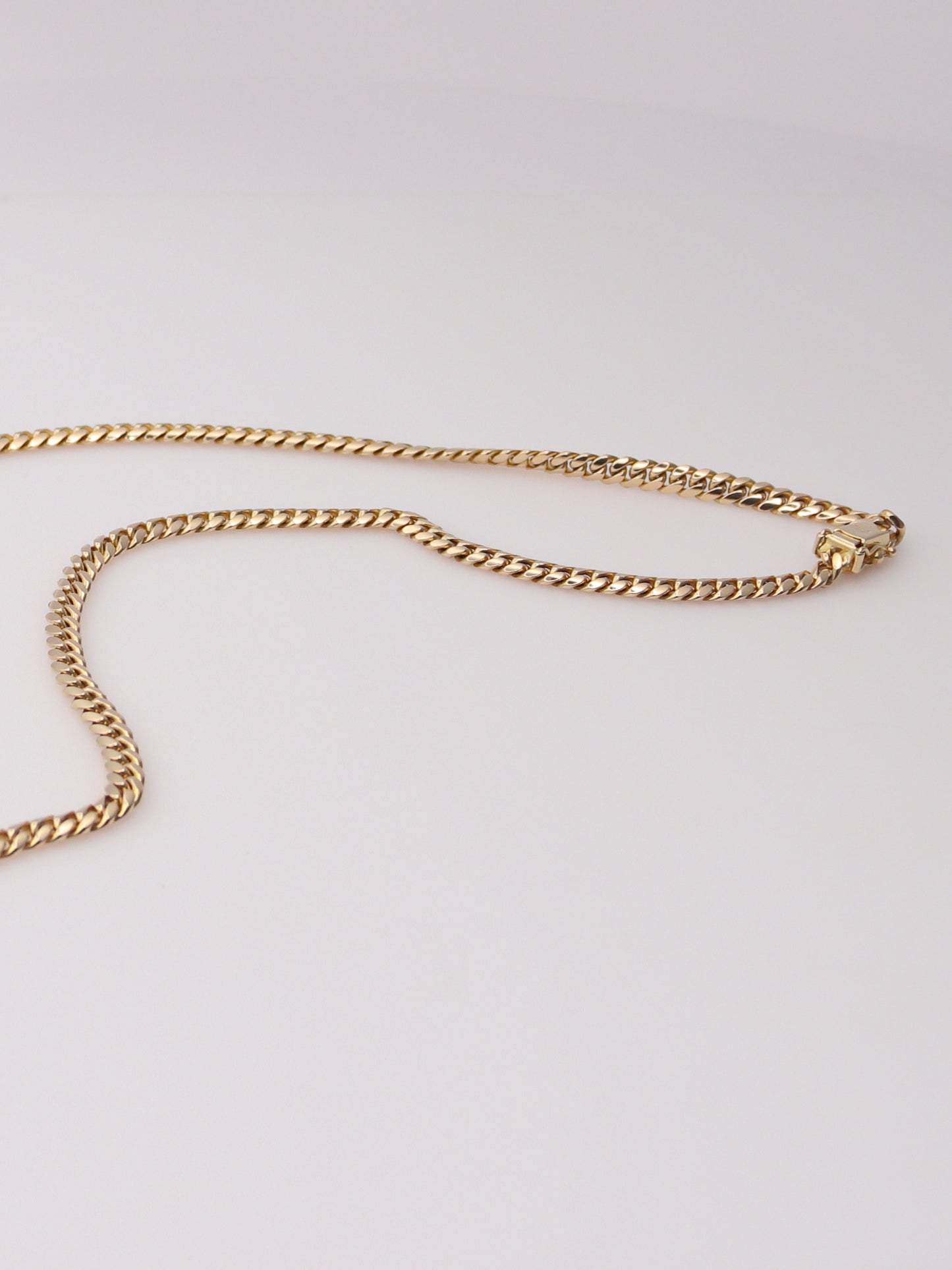 14K Yellow Gold Curb Necklace