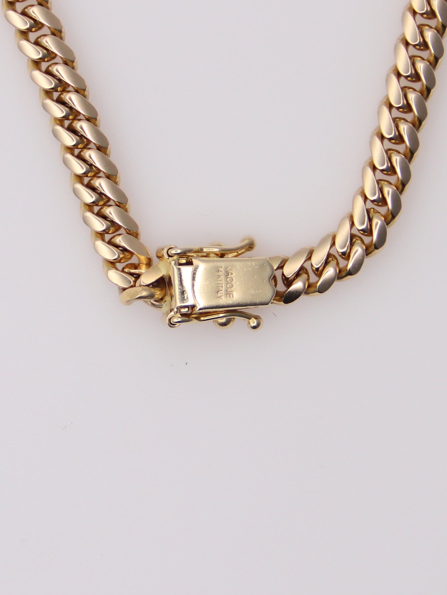 14K Yellow Gold Curb Necklace