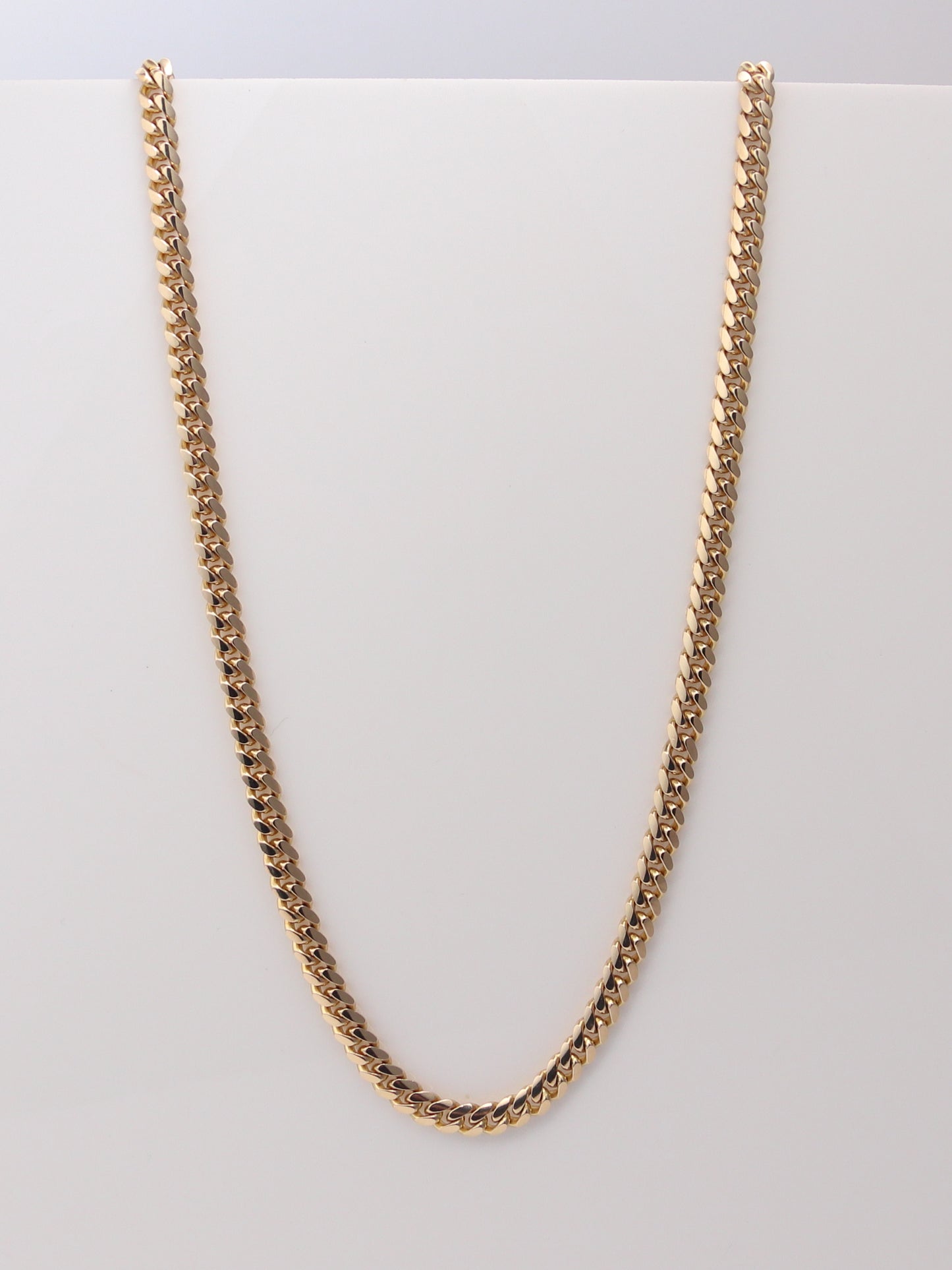 14K Yellow Gold Curb Necklace