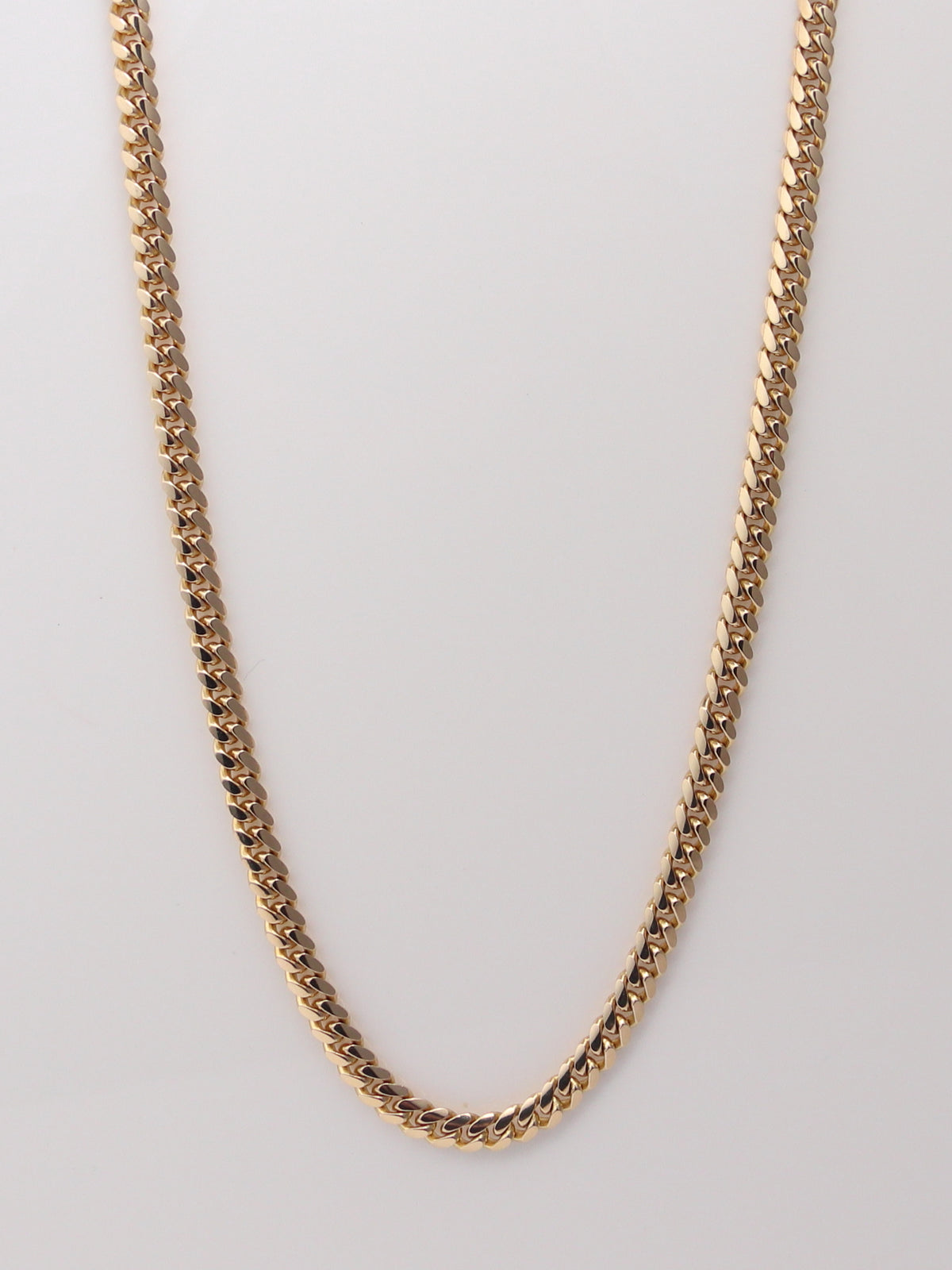 14K Yellow Gold Curb Necklace