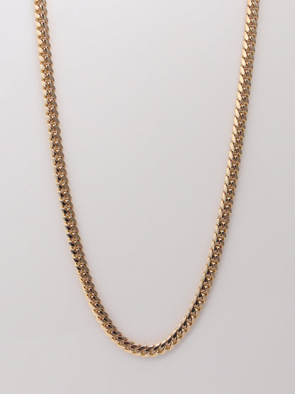 14K Yellow Gold Curb Necklace