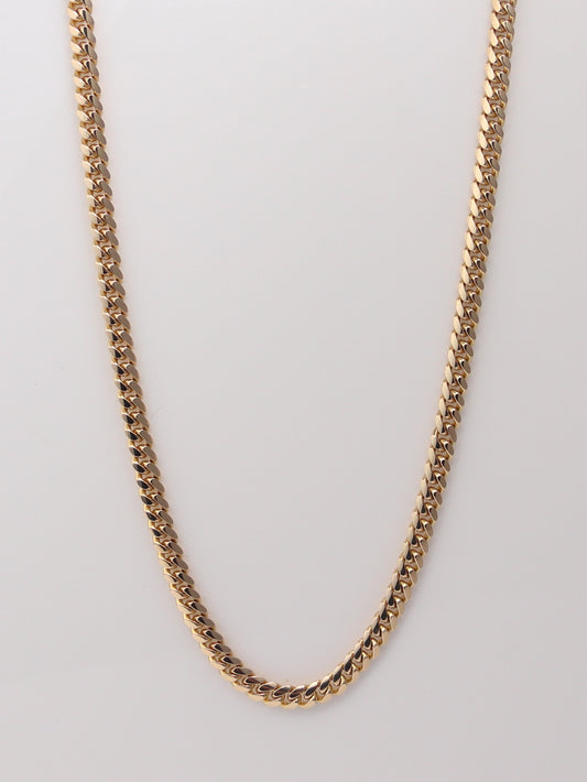 14K Yellow Gold Curb Necklace