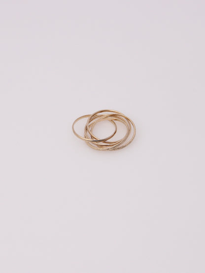 10K Yellow Gold Multilink Ring