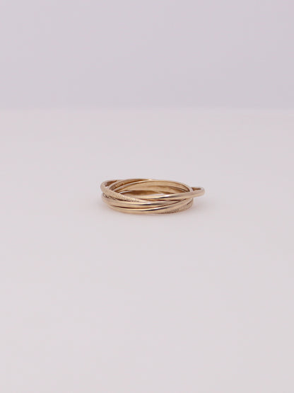 10K Yellow Gold Multilink Ring
