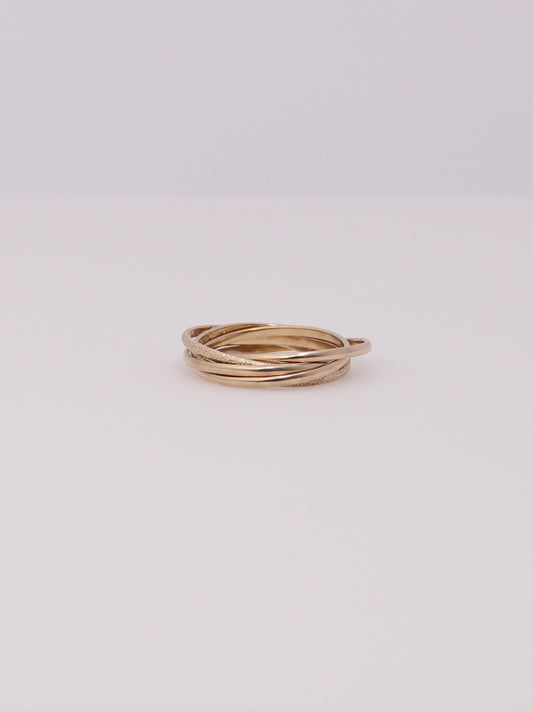 10K Yellow Gold Multilink Ring