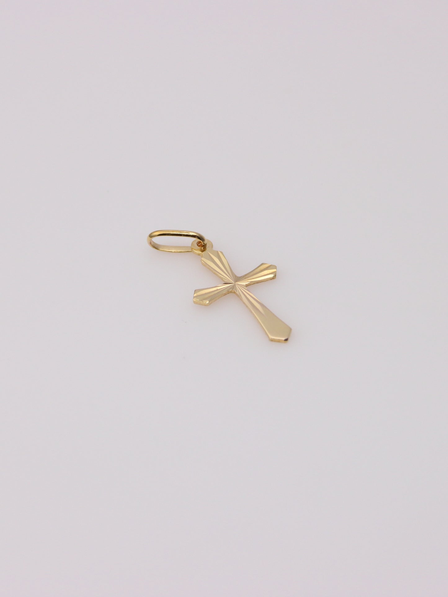 14K Yellow Gold Reversible Cross Pendant