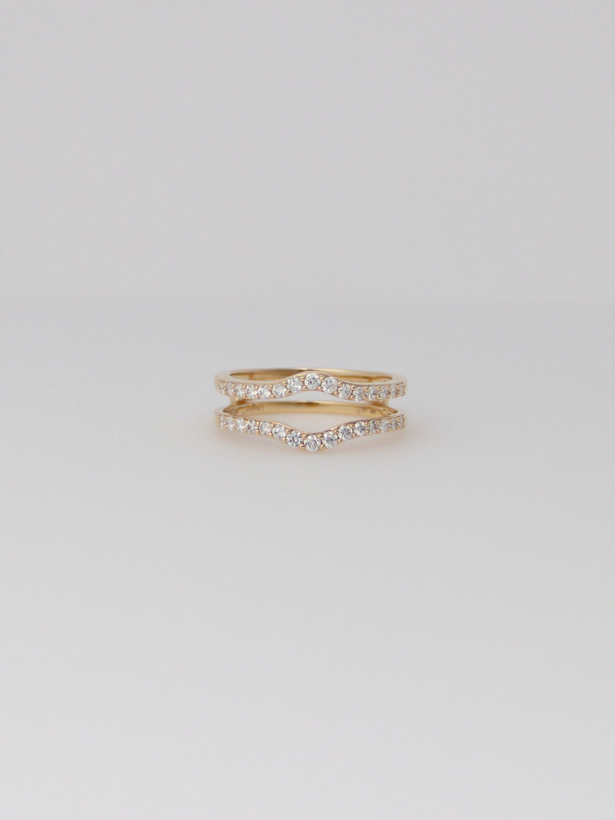 14K Yellow Gold Chosen Diamond Ring Enhancer