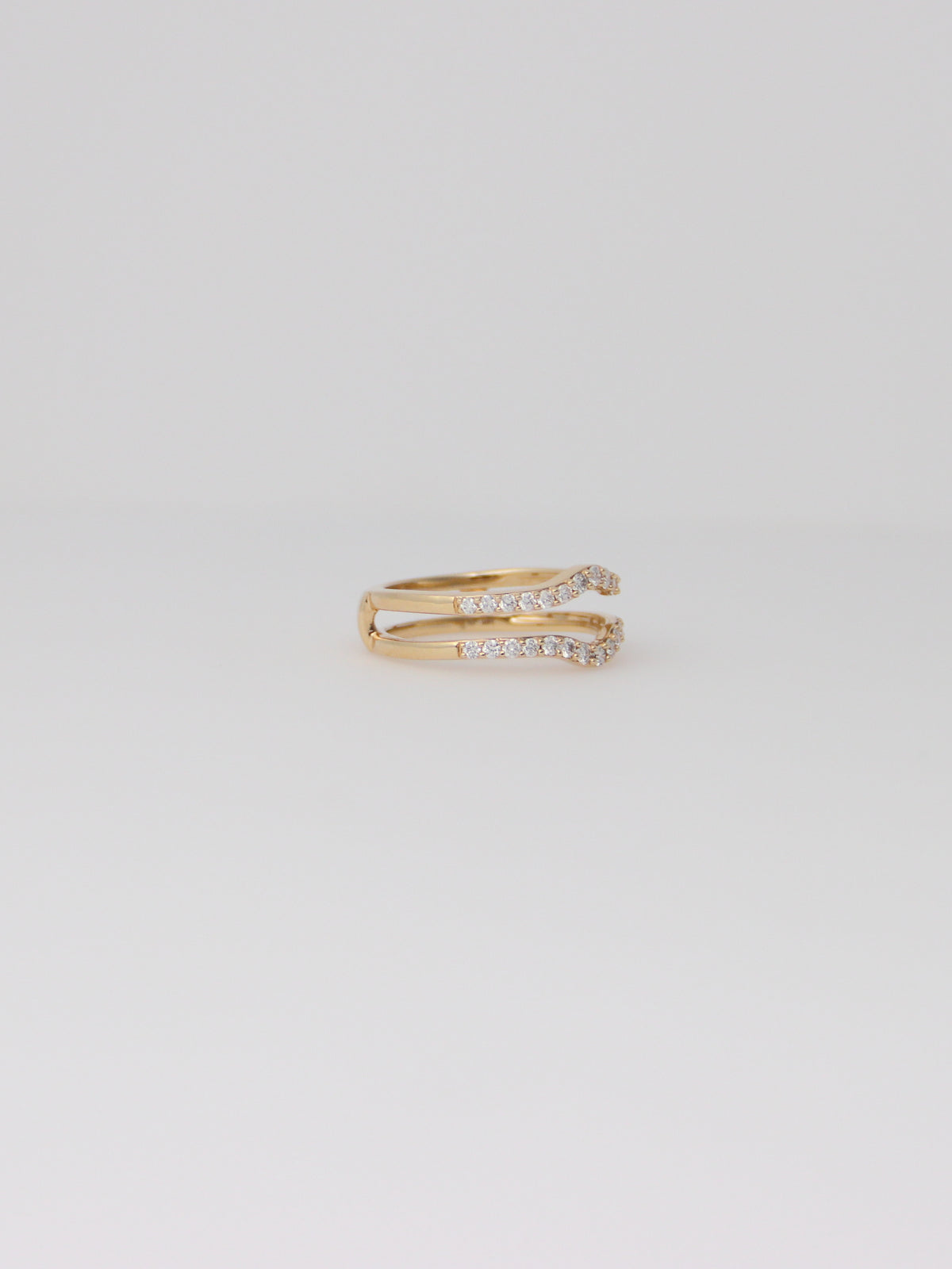 14K Yellow Gold Chosen Diamond Ring Enhancer