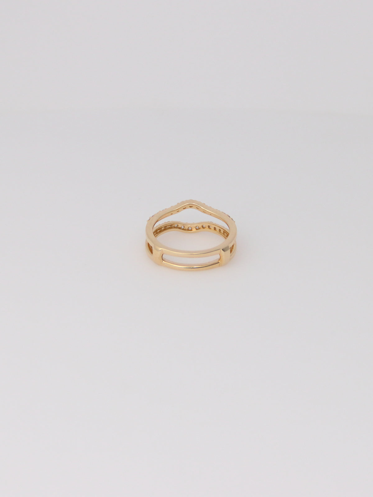 14K Yellow Gold Chosen Diamond Ring Enhancer