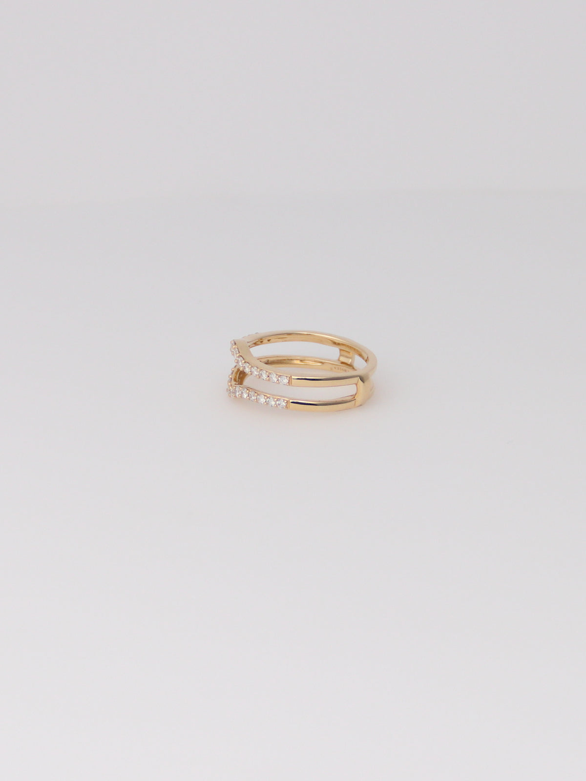 14K Yellow Gold Chosen Diamond Ring Enhancer