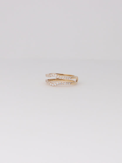 14K Yellow Gold Chosen Diamond Ring Enhancer