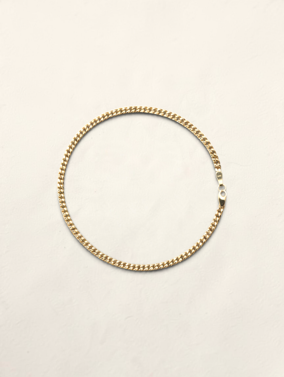10K Yellow Gold Curb Bracelet