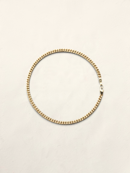 10K Yellow Gold Curb Bracelet