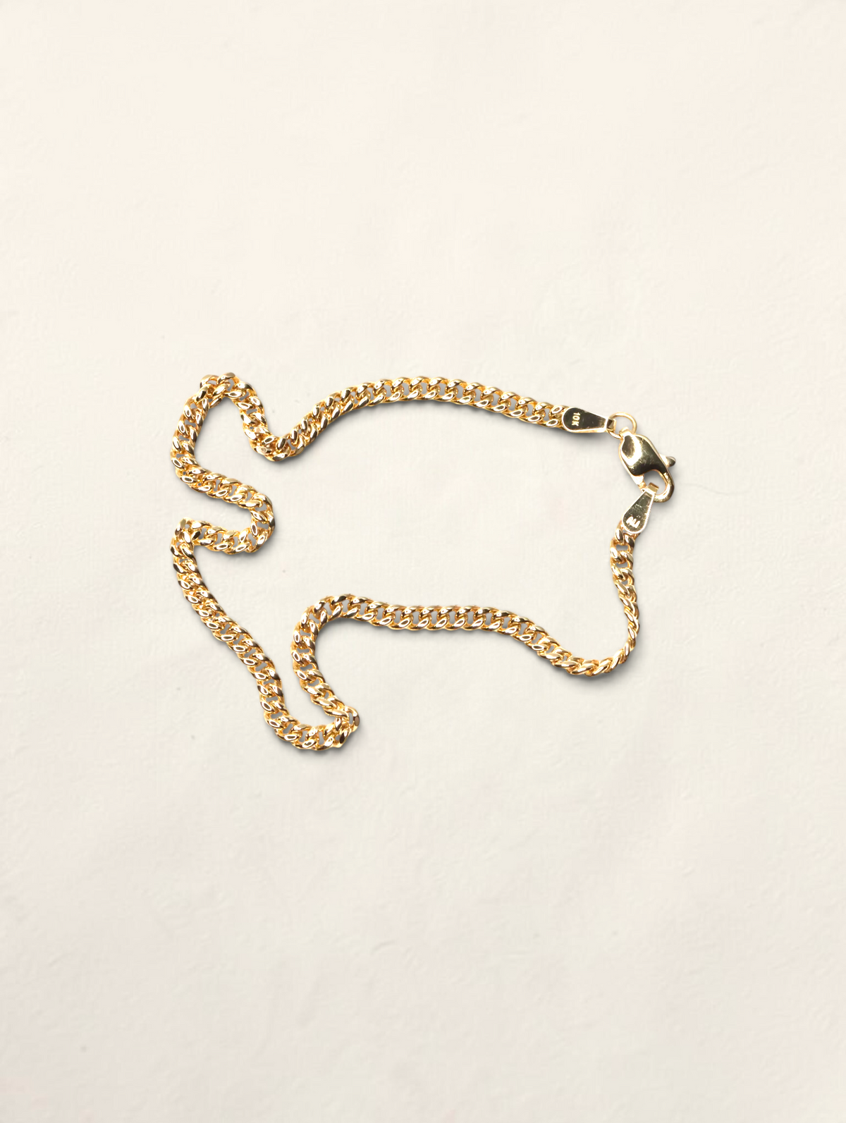 10K Yellow Gold Curb Bracelet