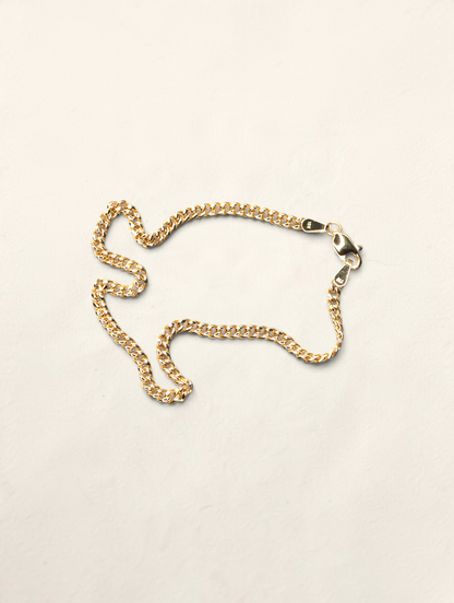 10K Yellow Gold Curb Bracelet