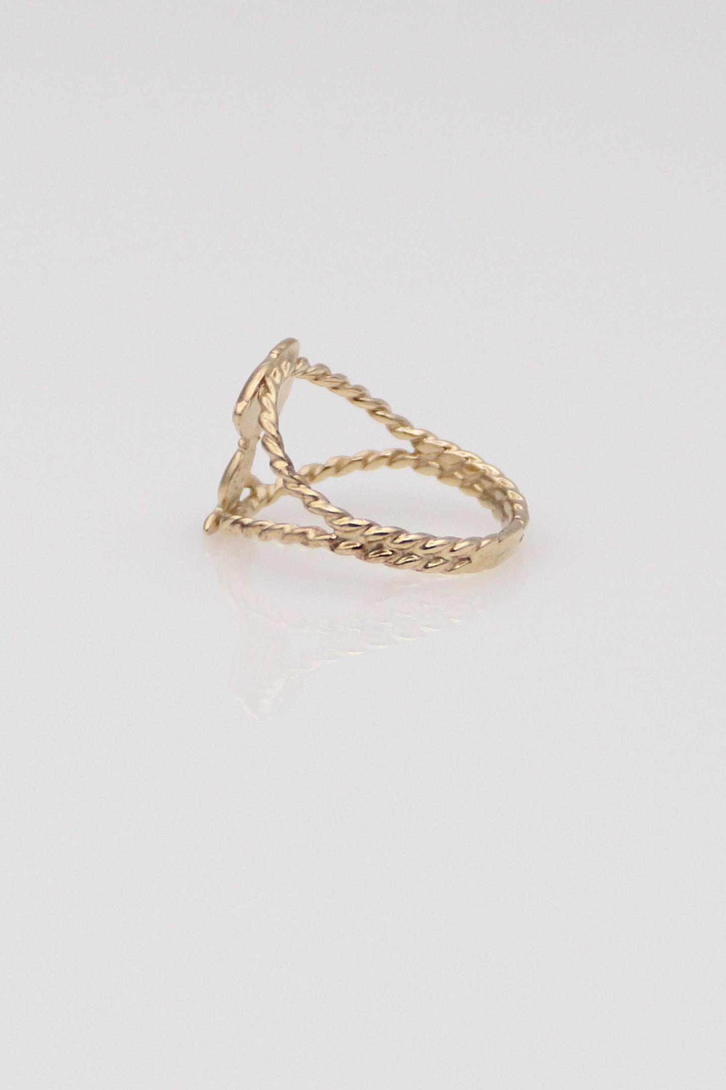 14K Yellow Gold Snoopy Ring