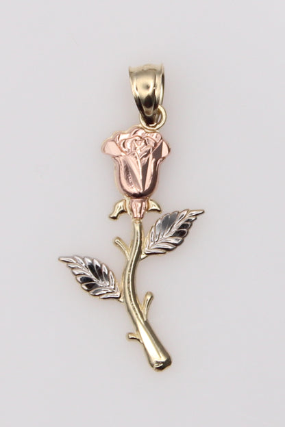 10K Rose Pendant
