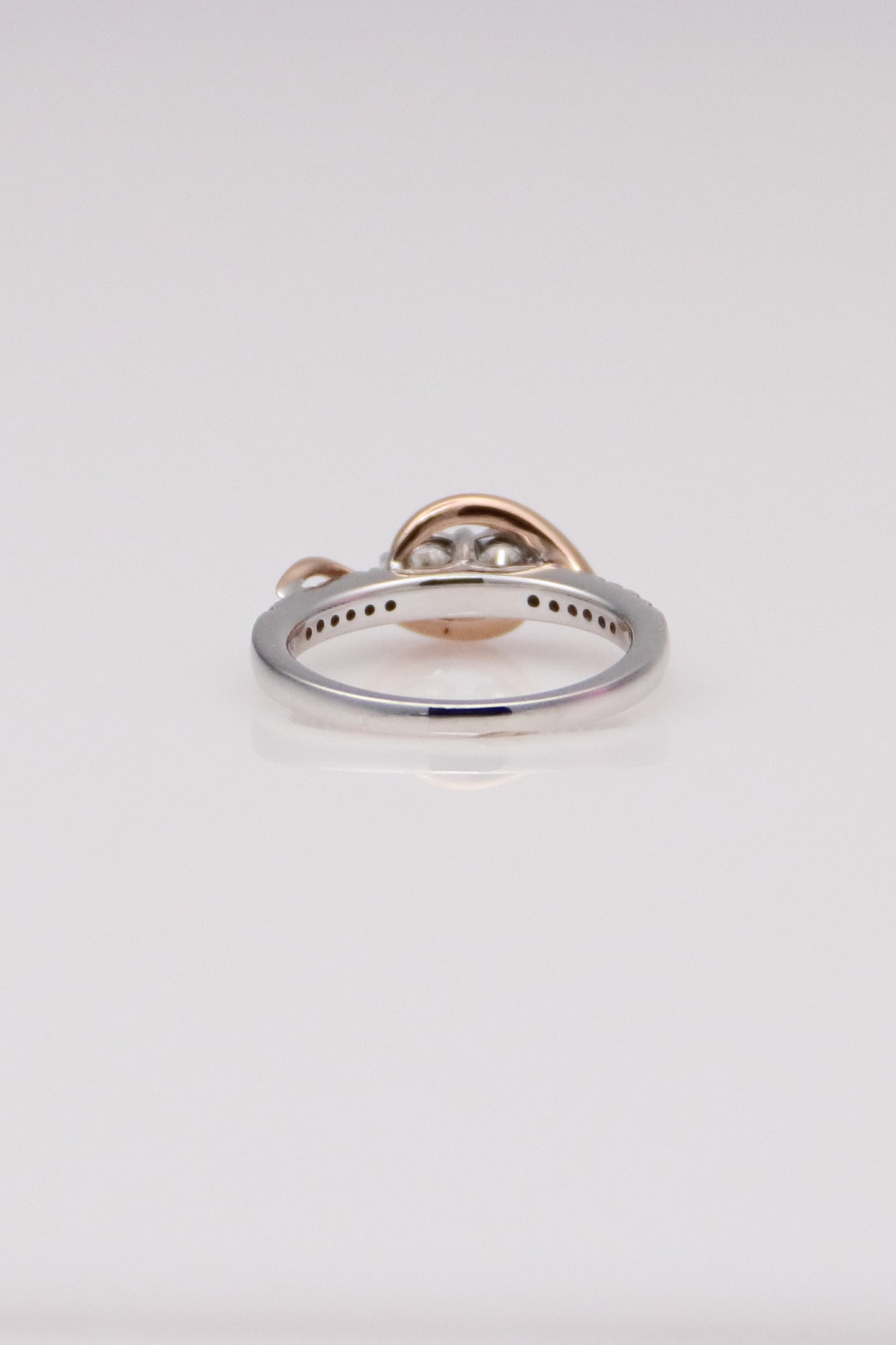 14K Two-Tone Duo Diamond Ring