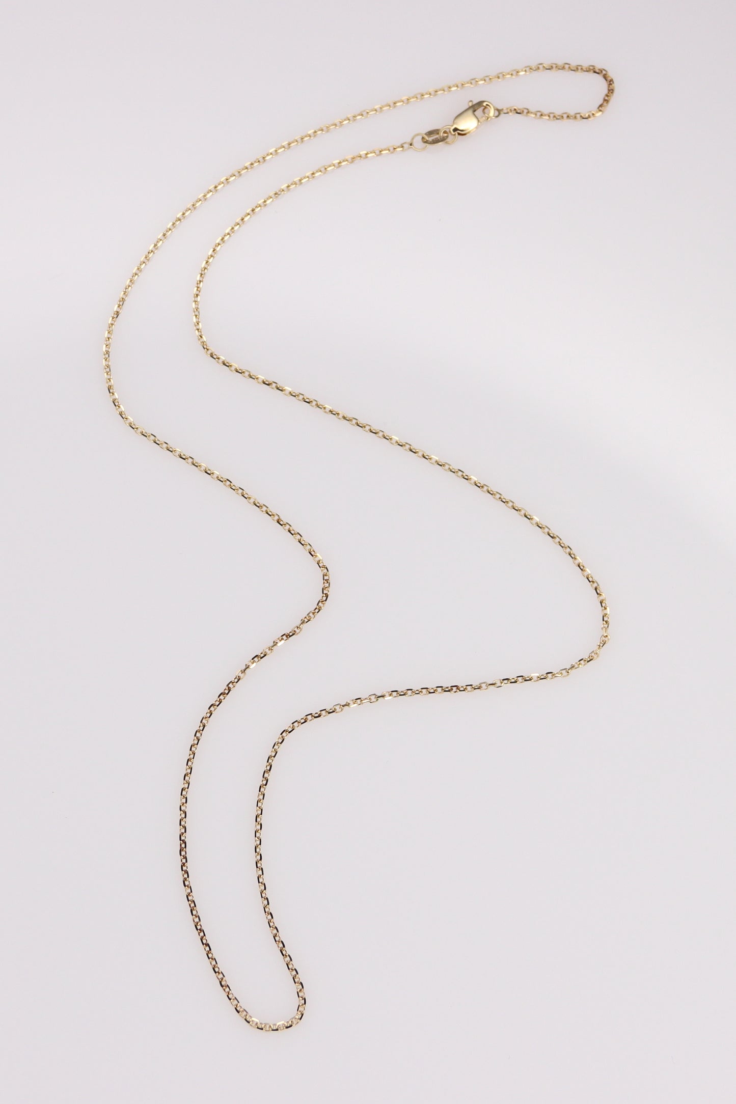 14K Yellow Gold Rolo Necklace