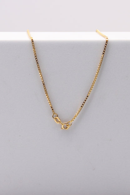 18K Yellow Gold Box Chain