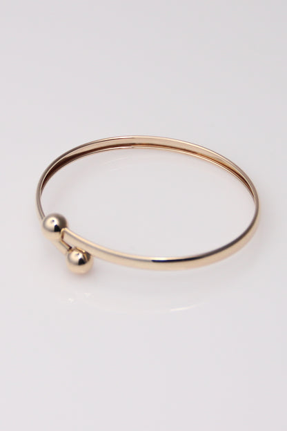 10K Yellow Gold Open Bangle
