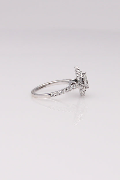 14K White Gold Vera Wang Engagement Ring