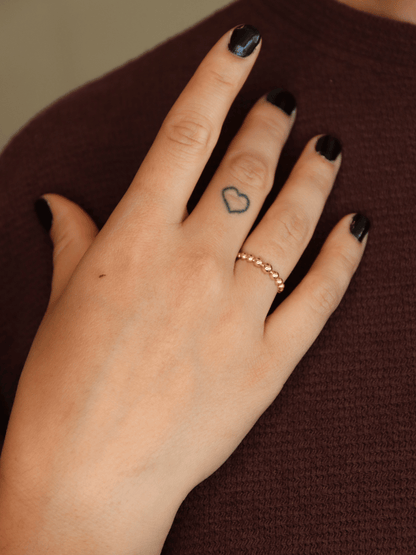 Beaded Stacker Ring
