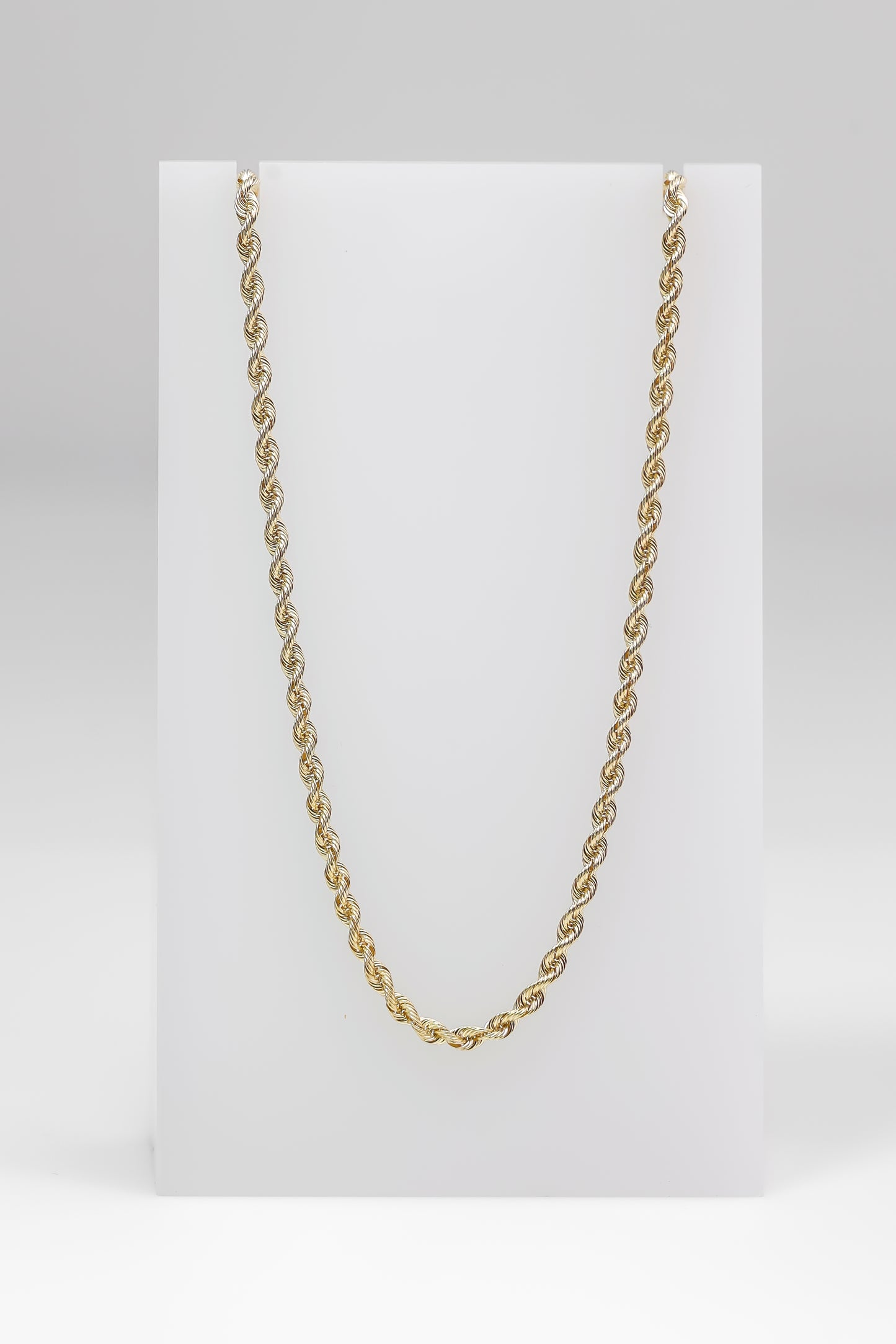 14K Yellow Gold Rope Necklace