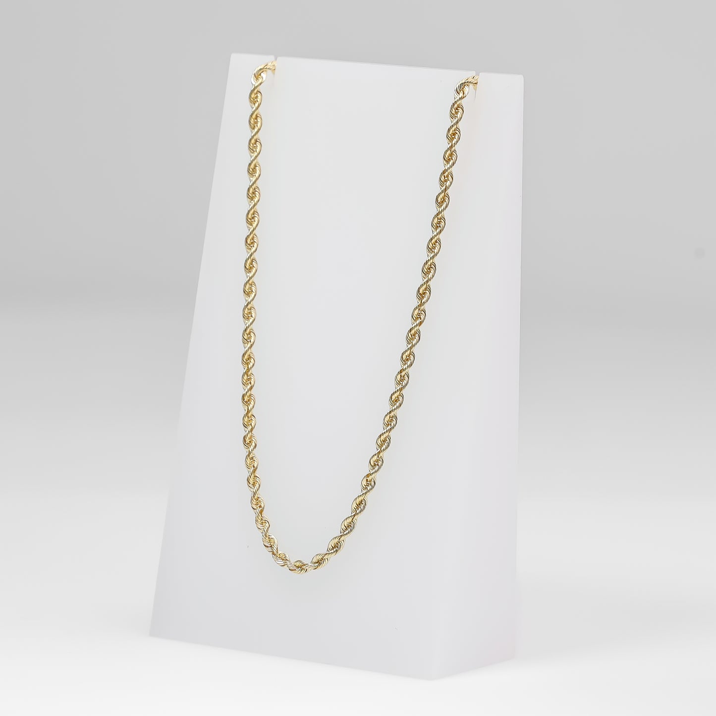 14K Yellow Gold Rope Necklace