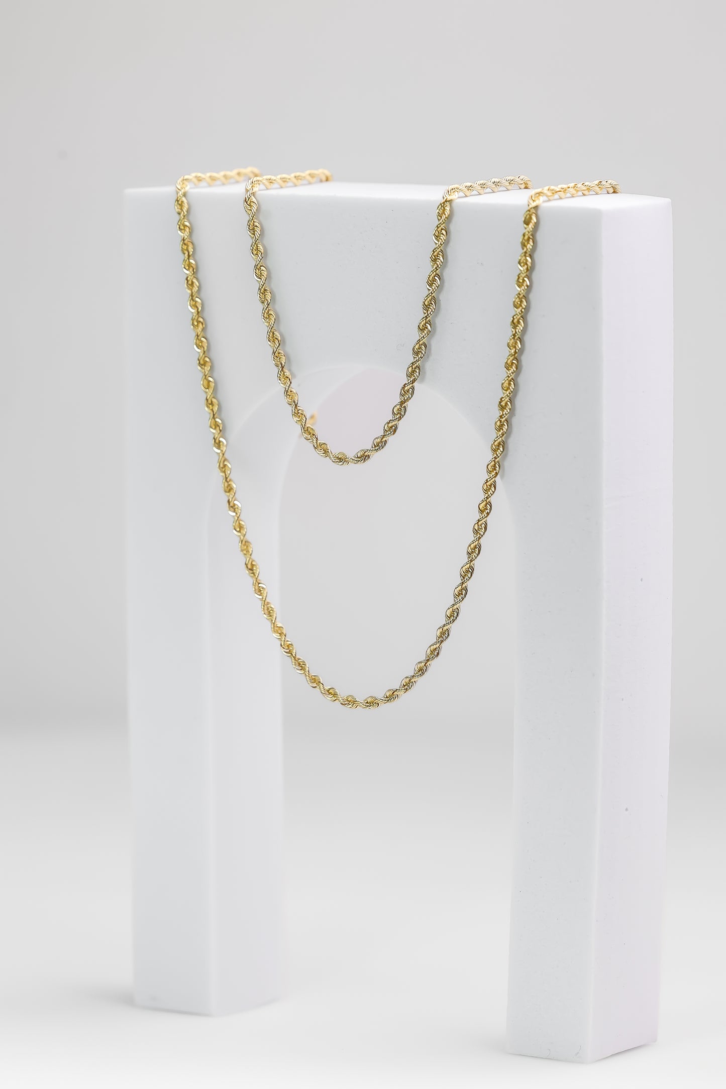 14K Yellow Gold Rope Necklace