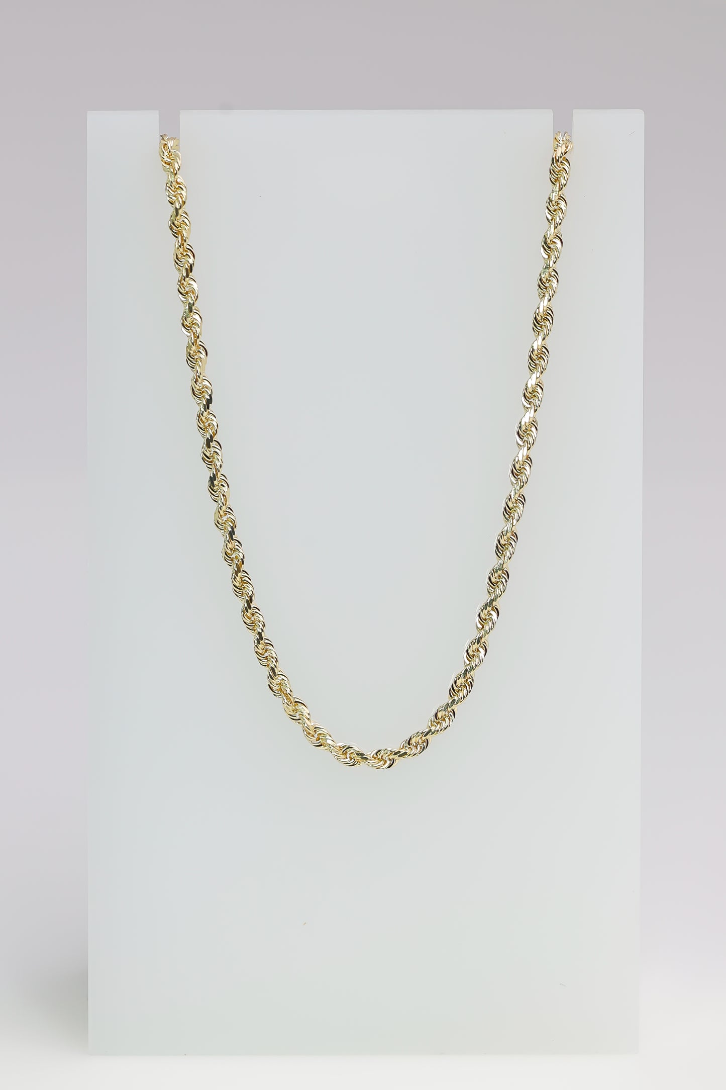 14K Yellow Gold Rope Necklace