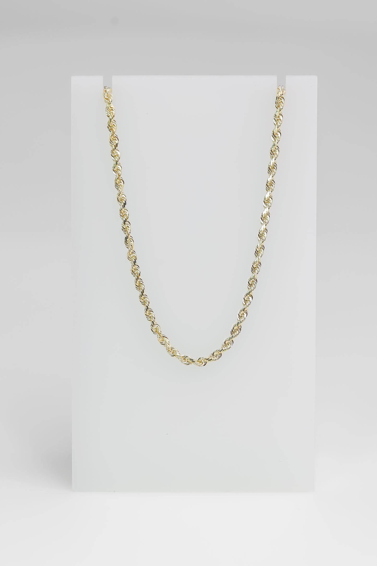 14K Yellow Gold Rope Necklace