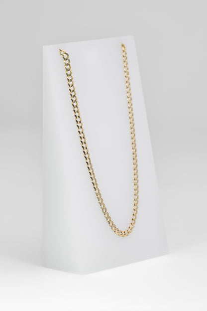10K Yellow Gold Curb Necklace