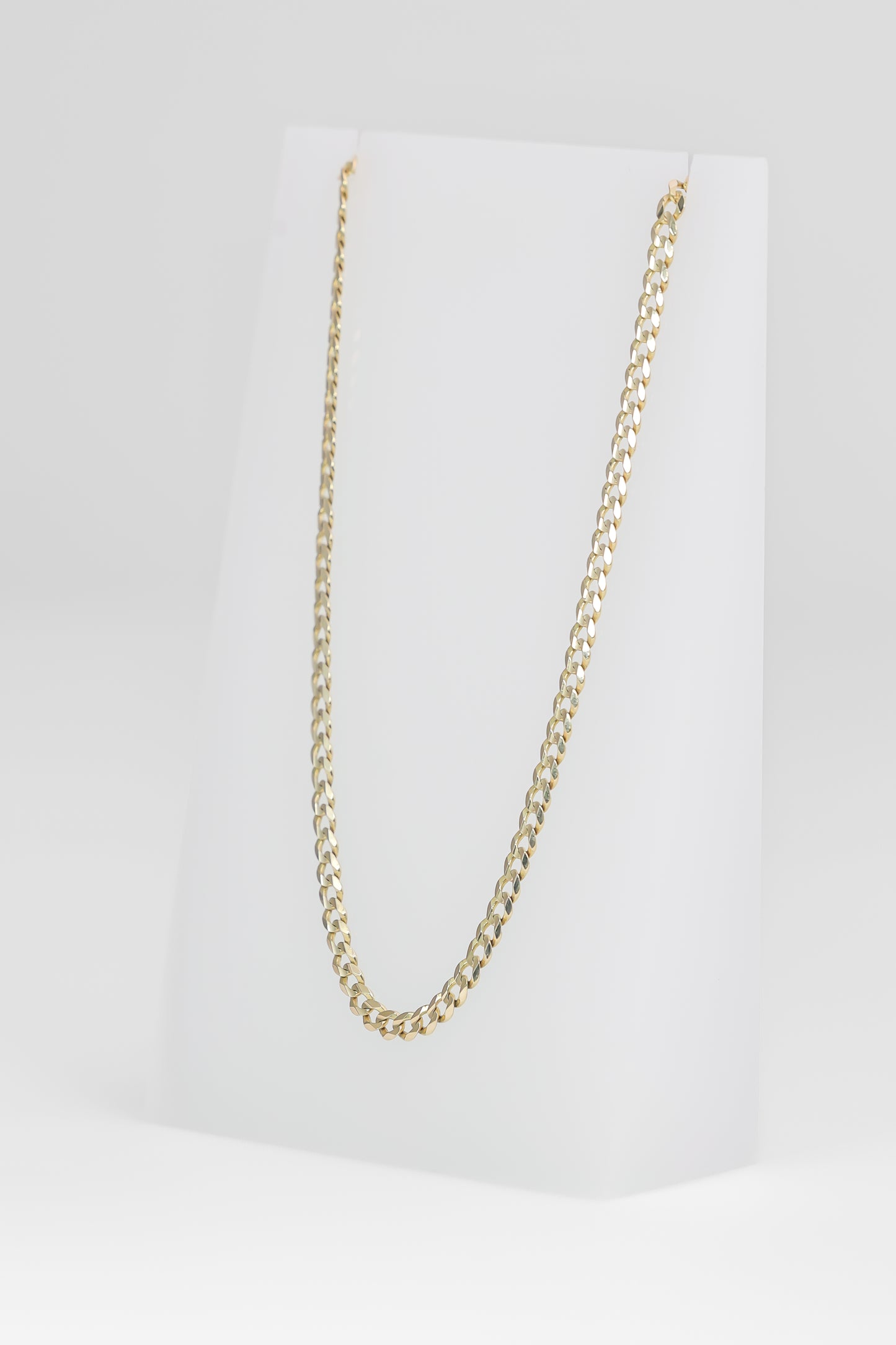 10K Yellow Gold Curb Necklace