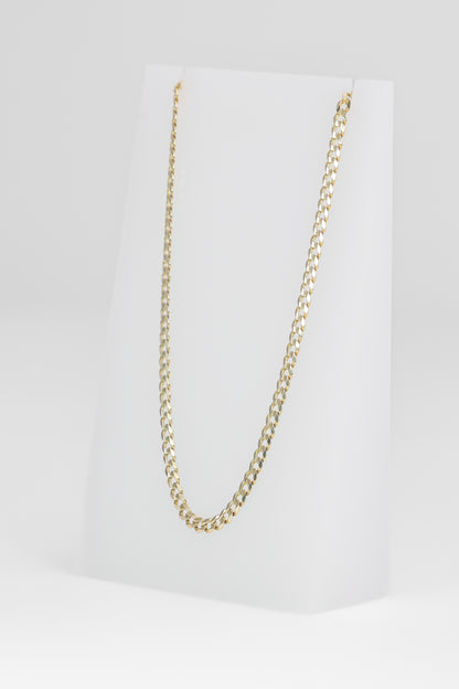 10K Yellow Gold Curb Necklace
