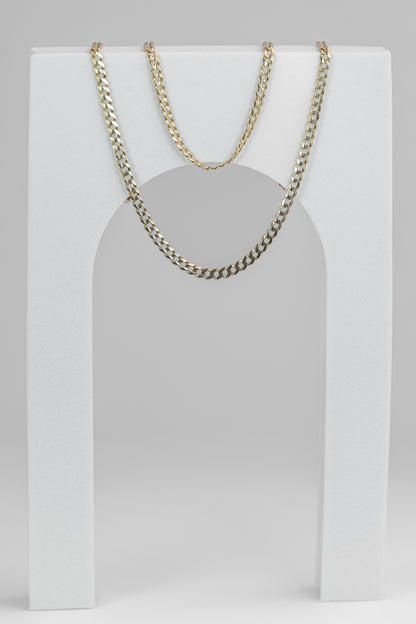 10K Yellow Gold Curb Necklace