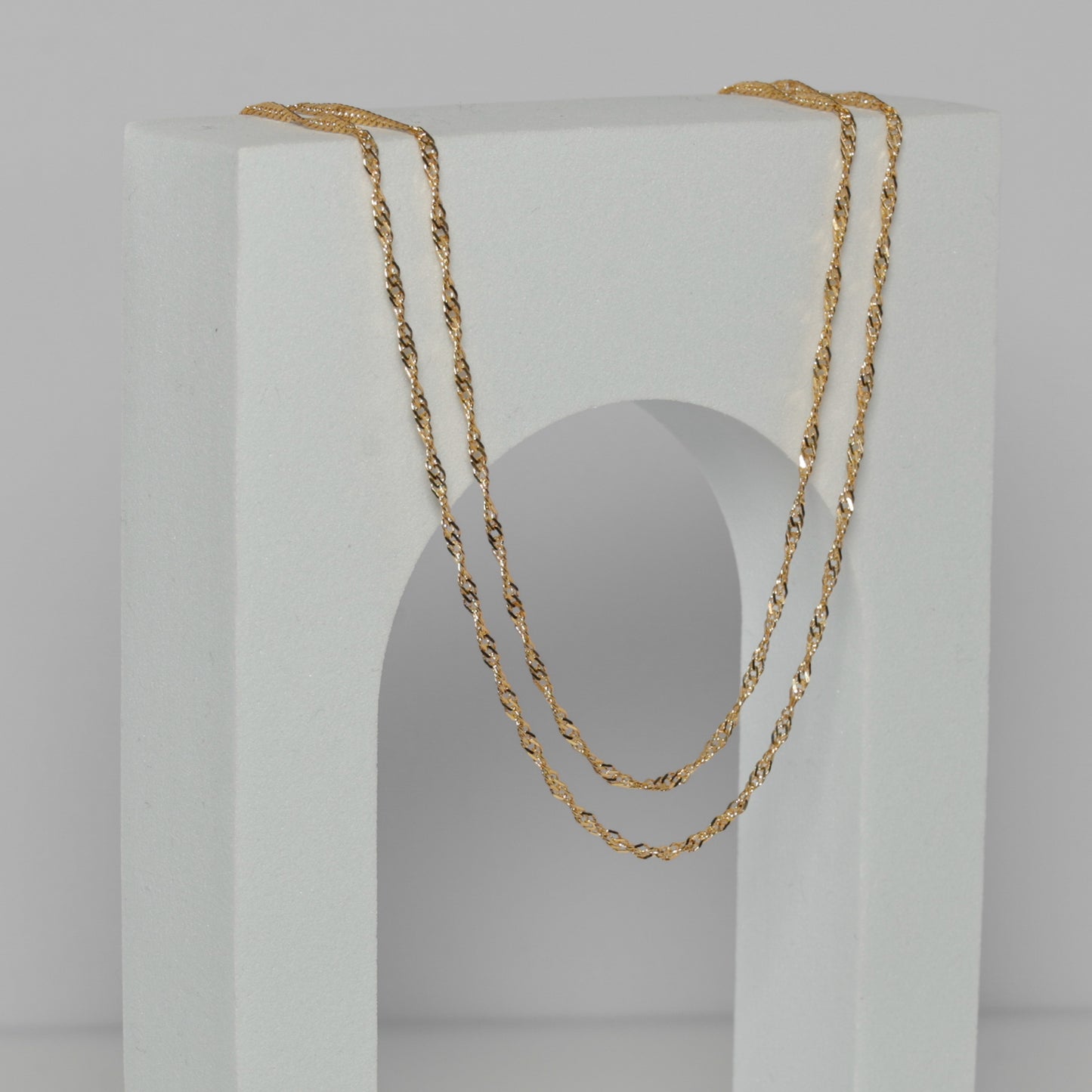 14K Singapore Necklace