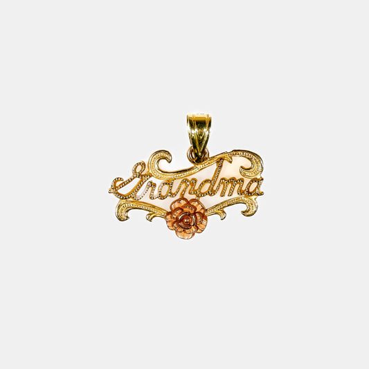 14K Grandma Pendant
