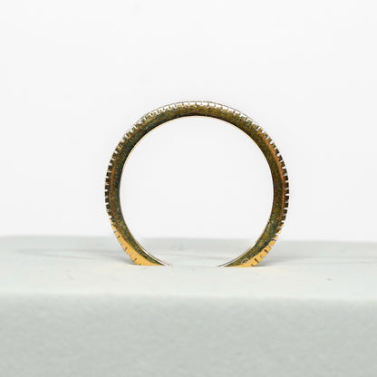 14K Yellow Gold Diamond Eternity Band