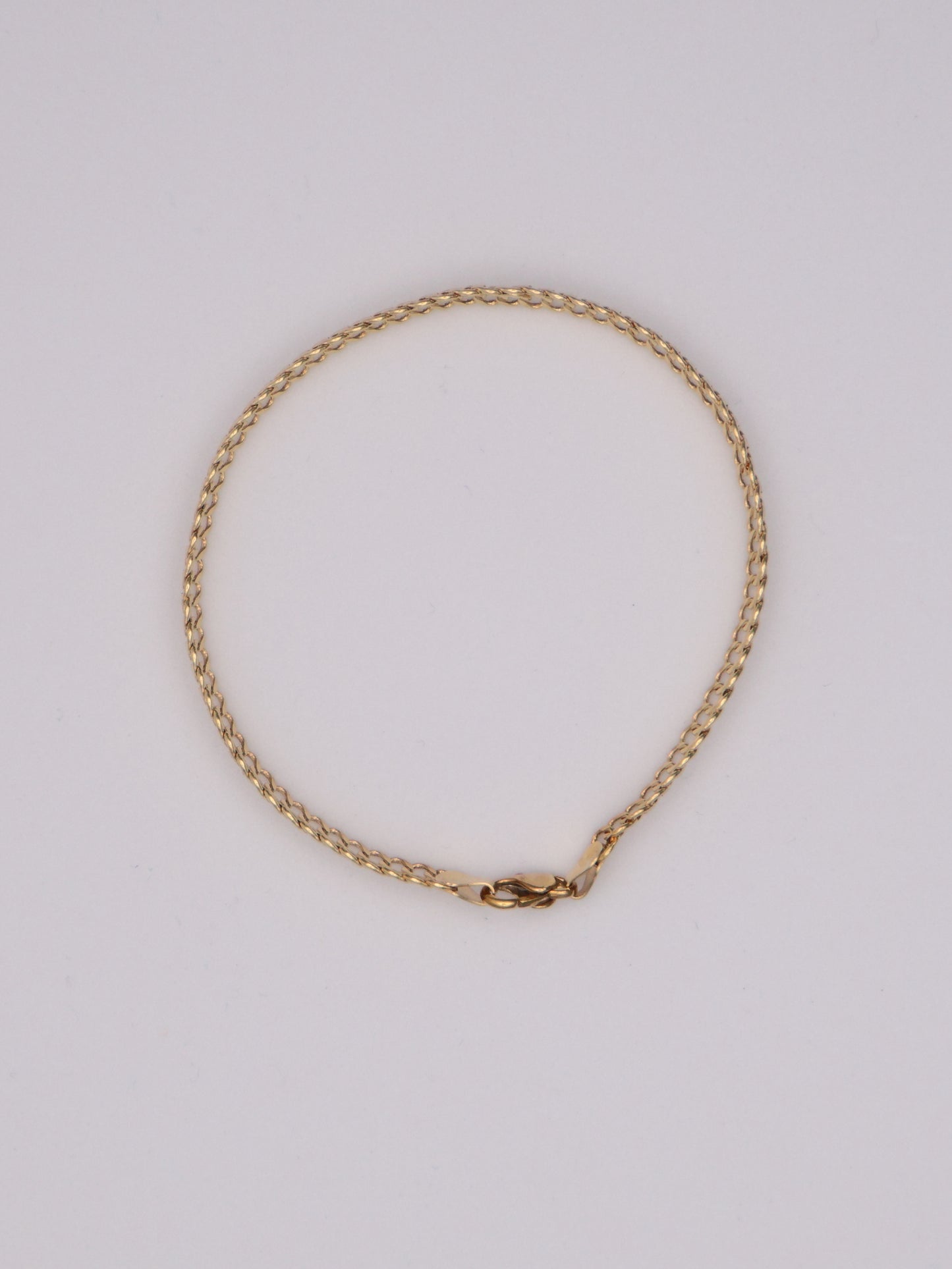 14k Double Curb Bracelet