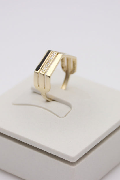 Triple Line Ring