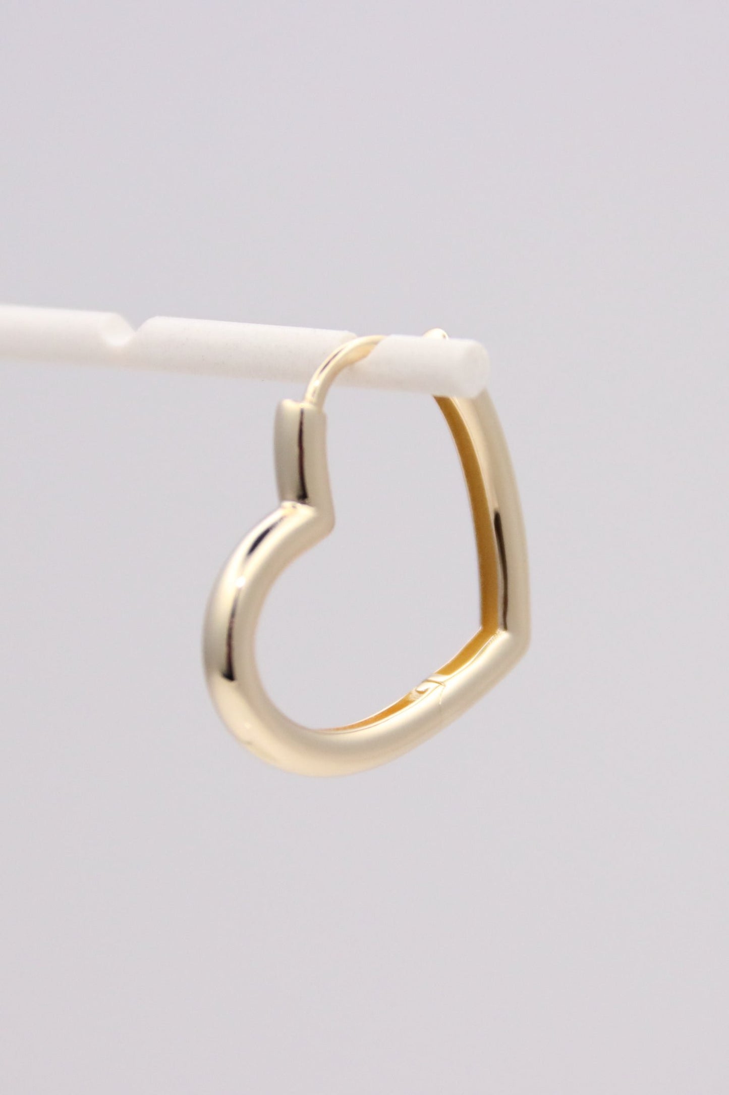 Heart Huggie Earrings
