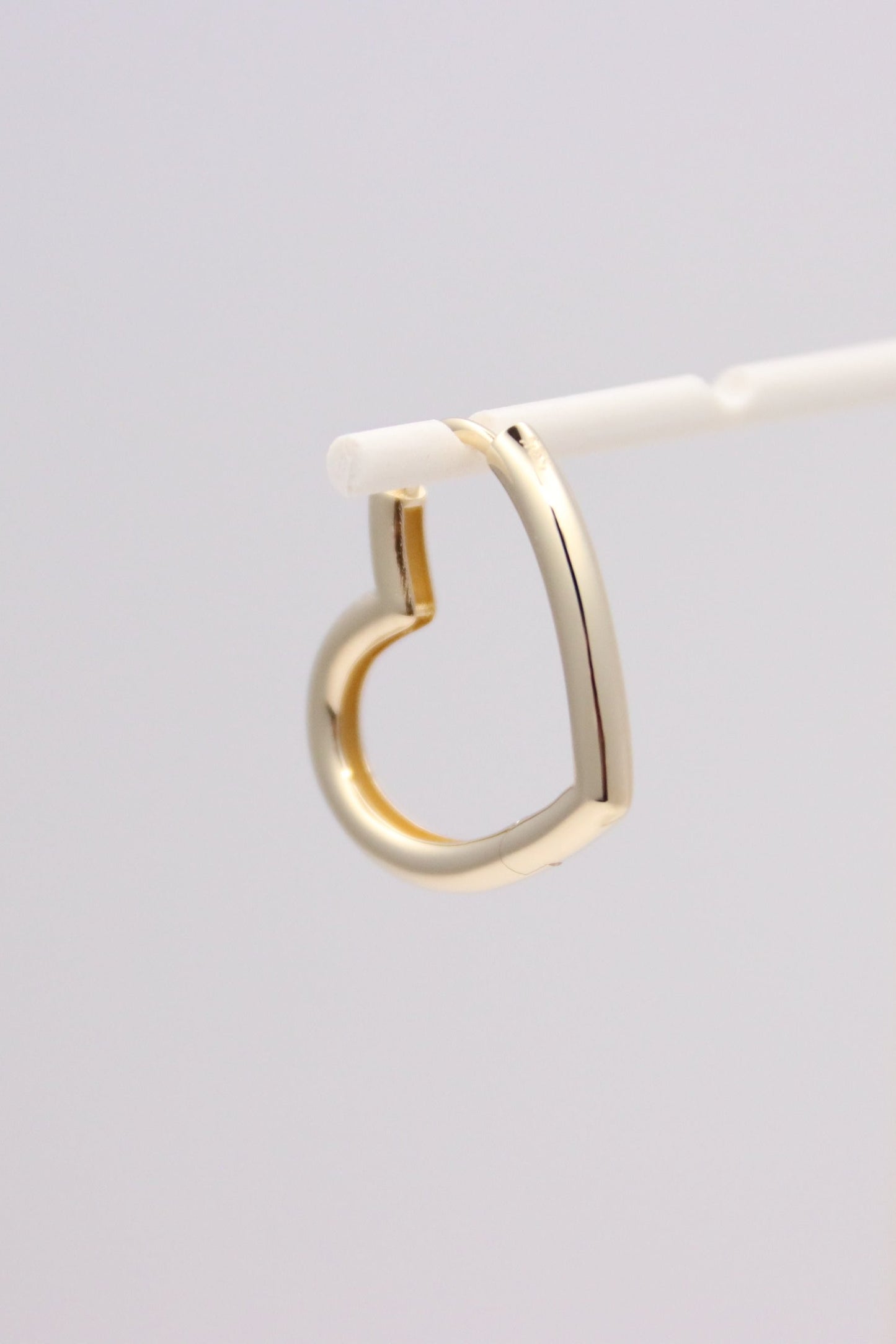 Heart Huggie Earrings