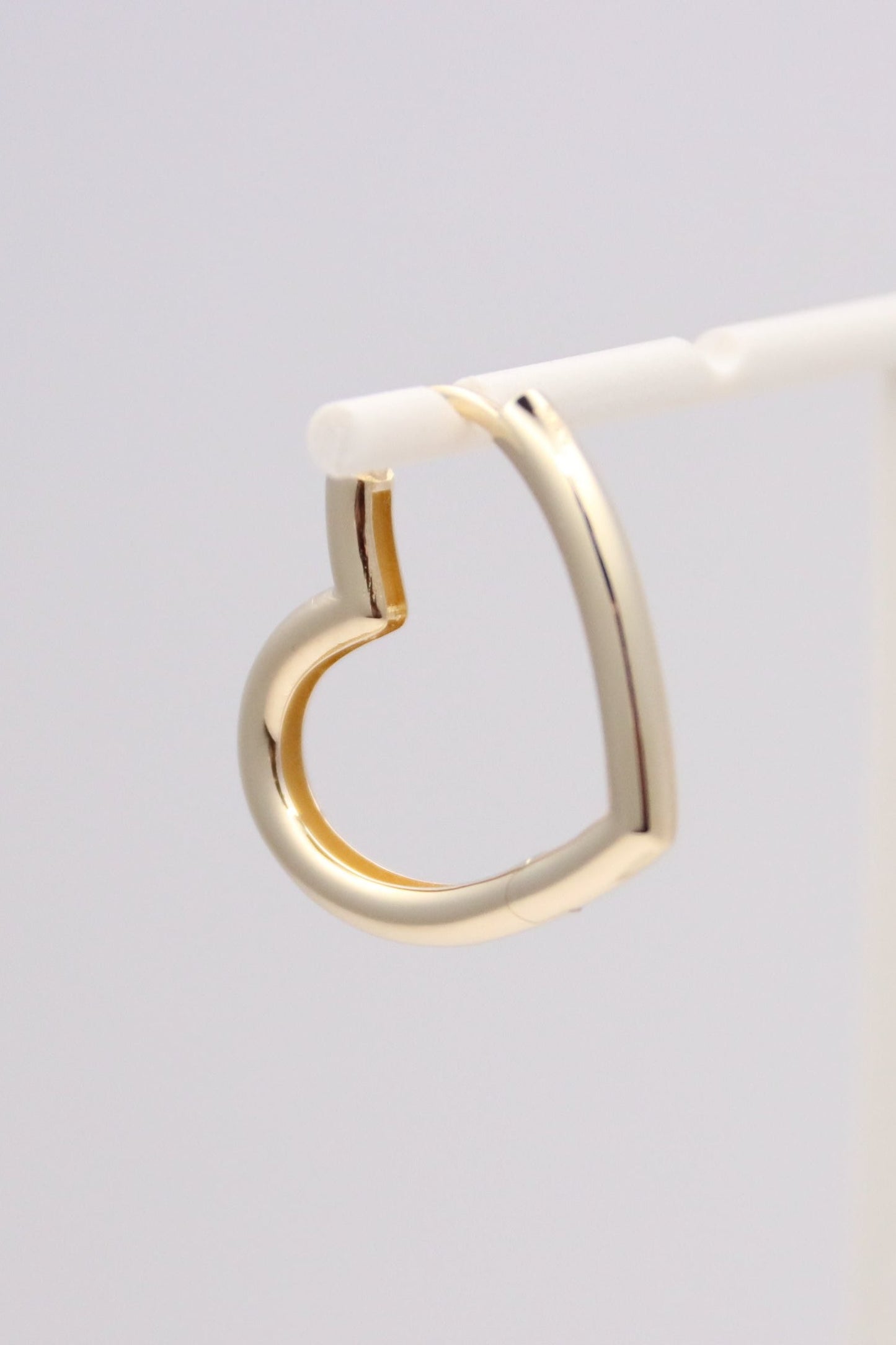 Heart Huggie Earrings