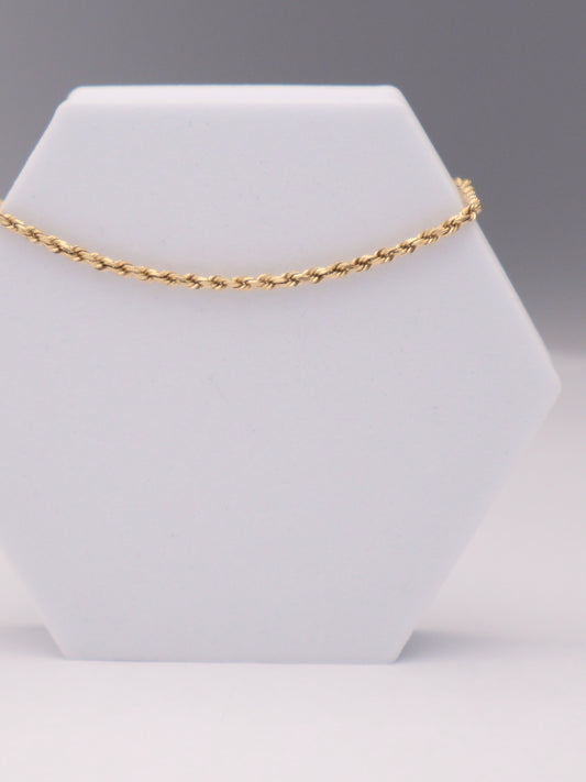 14k Rope Bracelet
