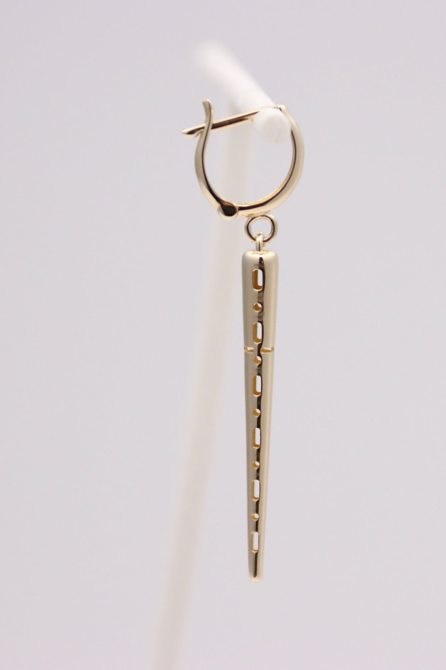 14k Gold Spike Earrings