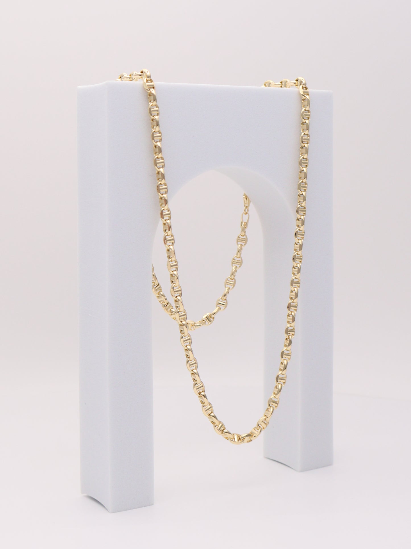 14k Gold Mariners Chain 4.5mm